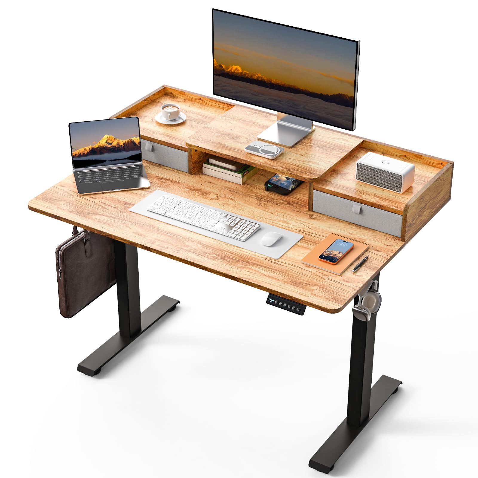 Amazon.com: ExaDesk 48 x 30 Inch Electric Standing Desk with 2
